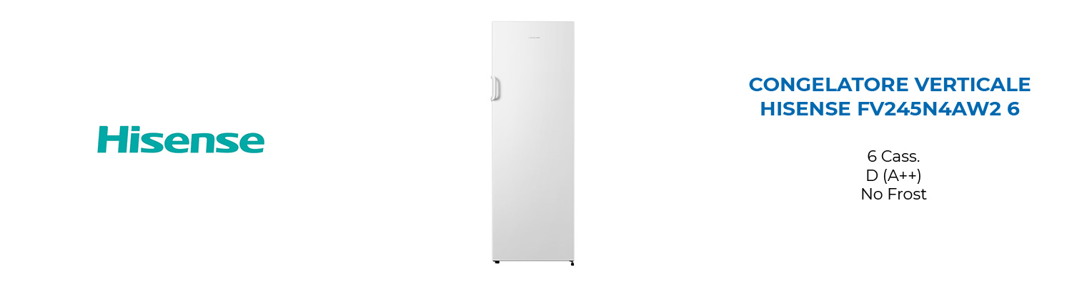 Congelatore Verticale Hisense FV245N4AW2